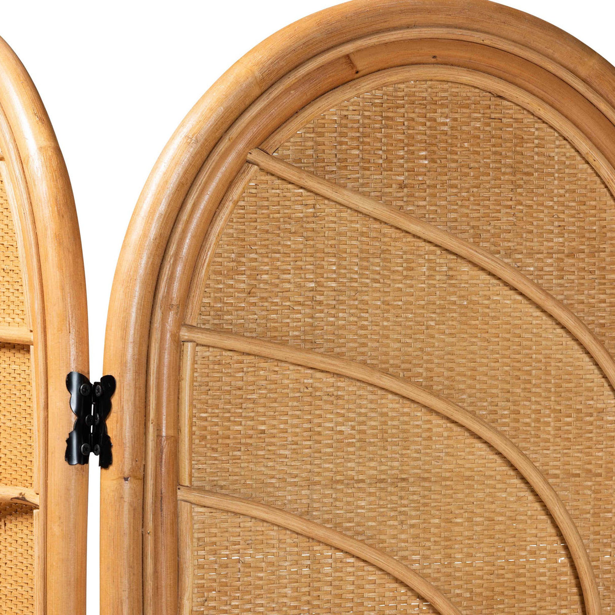 Modern European furniture - Rattan Tri-Fold Room Divider - www.oroa.com