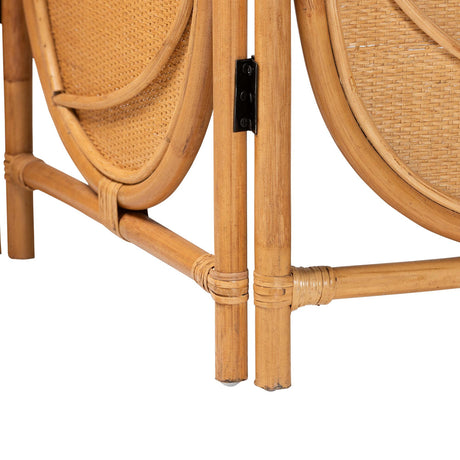 Modern European furniture - Rattan Tri-Fold Room Divider - www.oroa.com