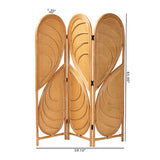 Modern European furniture - Rattan Tri-Fold Room Divider - www.oroa.com