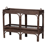 Modern European furniture - Woven Rattan Console Table - www.oroa.com