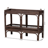 Modern European furniture - Woven Rattan Console Table - www.oroa.com