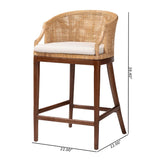 Modern European furniture - Rattan Bar Stool - www.oroa.com