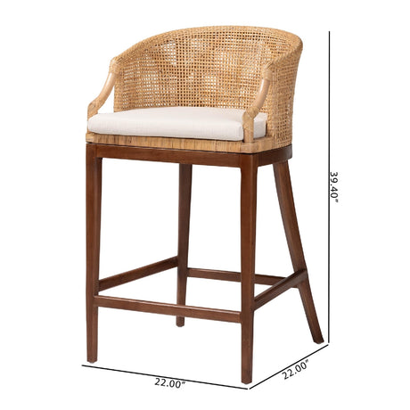 Modern European furniture - Rattan Bar Stool - www.oroa.com