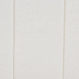 Modern European furniture - Cream Fabric Scalloped Daybed - www.oroa.com