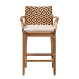 Rattan & Teak Counter Stool | Bali Loom Storsel