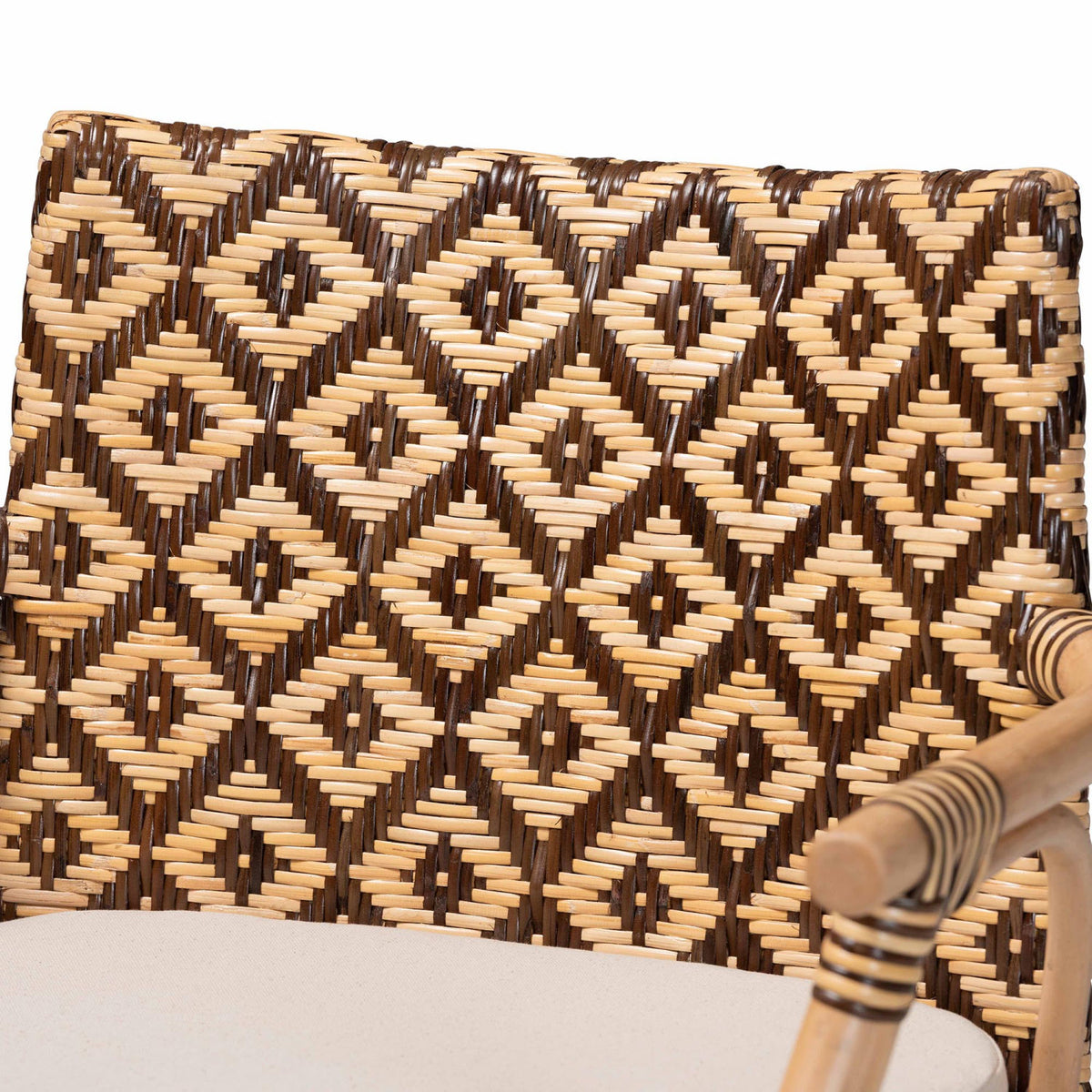 Rattan & Teak Counter Stool | Bali Loom Storsel