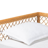Modern European furniture - Rattan Lattice Sofa Daybed - www.oroa.com