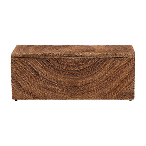 Modern European furniture - Handwoven Seagrass Storage Bench - www.oroa.com