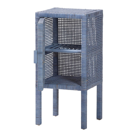 Modern European furniture - Handwoven Rattan Bedside Table - www.oroa.com