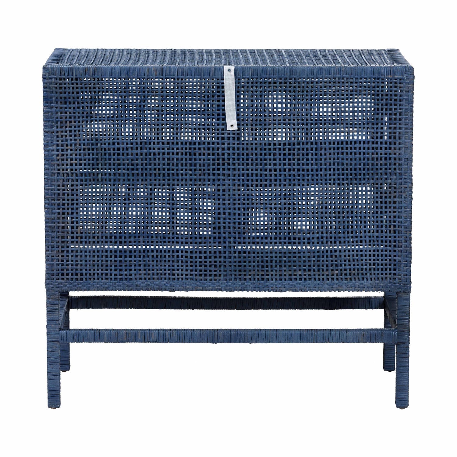 TAMBURINS RATTAN WEAR　BLUE・サンドドーム Blue Rattan 2-Door Cabinet | Bali Loom | OROA