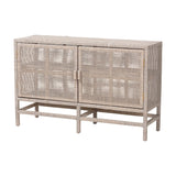 Modern European furniture - French Gray 2-Door Cabinet - www.oroa.com