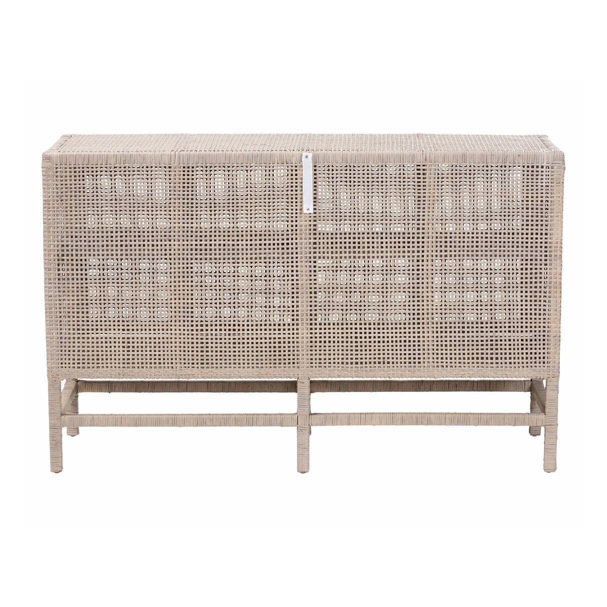   Modern European furniture - Vivan Natural Rattan Storage Cabinet - 2-Tier Handwovena - www.oroa.com | Oroa.com