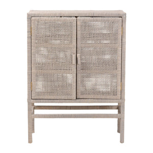   Modern European furniture - Gray Rattan 2-Door Cabinet - www.oroa.com | Oroa.com