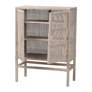   Modern European furniture - Gray Rattan 2-Door Cabinet - www.oroa.com | Oroa.com