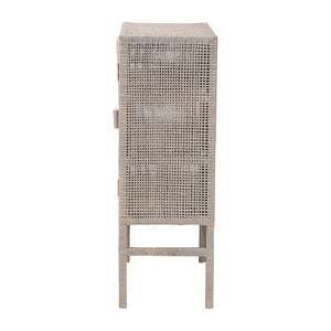   Modern European furniture - Gray Rattan 2-Door Cabinet - www.oroa.com | Oroa.com
