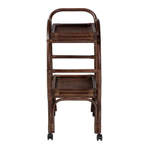   Modern European furniture - Handwoven Rattan Kitchen Cart | Oroa.com