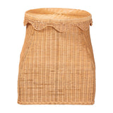 Handwoven Wicker Laundry Hamper – Ada – front view