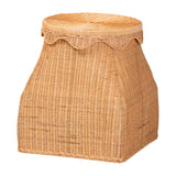 Handwoven Wicker Laundry Hamper – Ada – rear view