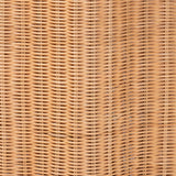 Rattan Scallop-Edge Laundry Hamper – Danilo – side view