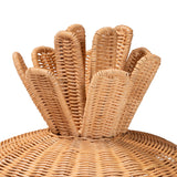 Modern European furniture - Handwoven Rattan Laundry Hamper - www.oroa.com