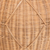 Modern European furniture - Handwoven Rattan Laundry Hamper - www.oroa.com