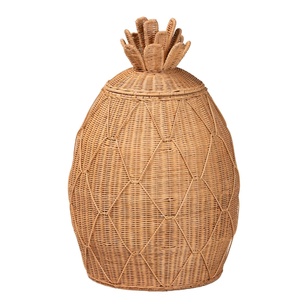 Modern European furniture - Handwoven Rattan Laundry Hamper - www.oroa.com