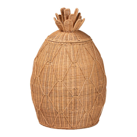 Modern European furniture - Handwoven Rattan Laundry Hamper - www.oroa.com