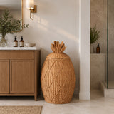 Modern European furniture - Handwoven Rattan Laundry Hamper - www.oroa.com