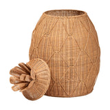 Modern European furniture - Handwoven Rattan Laundry Hamper - www.oroa.com