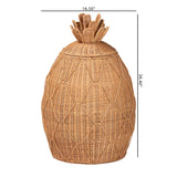 Modern European furniture - Handwoven Rattan Laundry Hamper - www.oroa.com