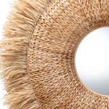 Fringed Rattan Wall Mirror |  OROA Kids Ashra