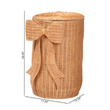 Tall Rattan Laundry Basket |  OROA Kids Creusa