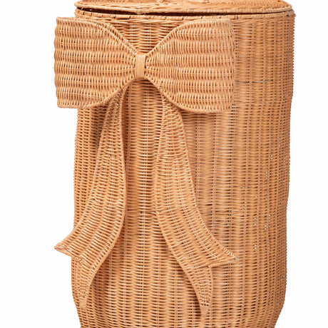Tall Rattan Laundry Basket |  OROA Kids Creusa