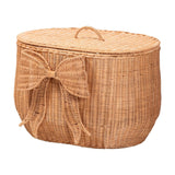 Wide Rattan Laundry Basket | OROA Kids Creusa