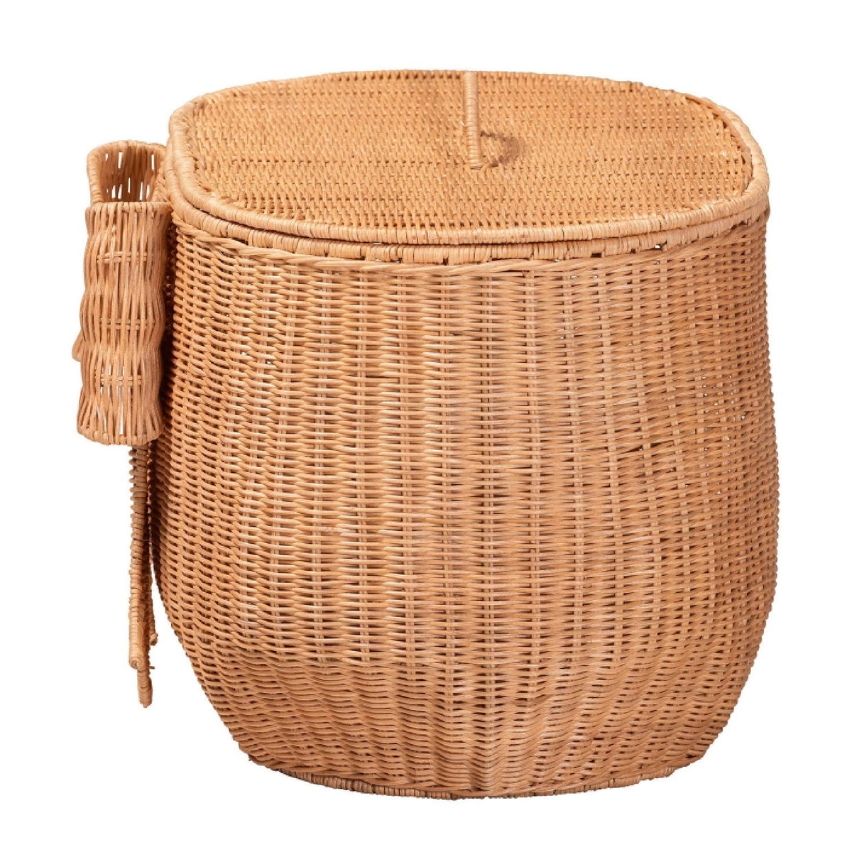 Wide Rattan Laundry Basket | OROA Kids Creusa