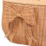 Wide Rattan Laundry Basket | OROA Kids Creusa