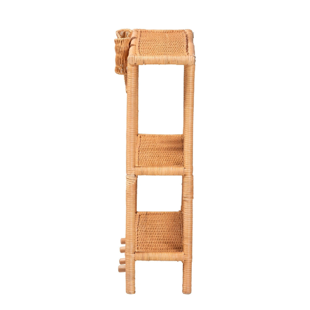 Bow Detail Rattan Wall Shelf | OROA Kids Creusa