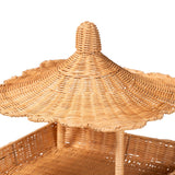Pagoda Rattan Display Shelf | OROA Kids Asante
