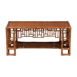 Rattan Open-Shelf Coffee Table | Bali Loom Tahlia