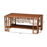 Rattan Open-Shelf Coffee Table | Bali Loom Tahlia