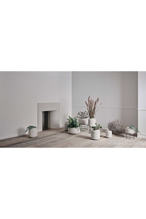 Gray Textured Flowerpot | Bolia Botanique | Oroa.com