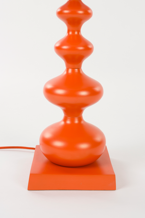 Orange Iron Table Lamp | Bold Monkey Orange is King | OROA.com