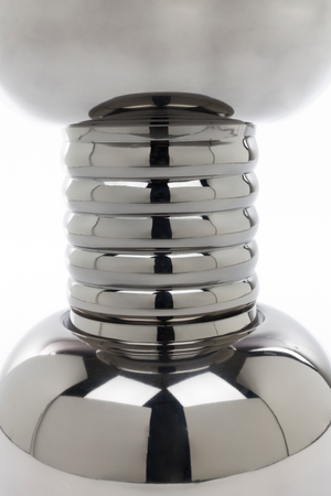 Metallic Accent Side Table | Bold Monkey Gonna Make You Sweat | OROA.com