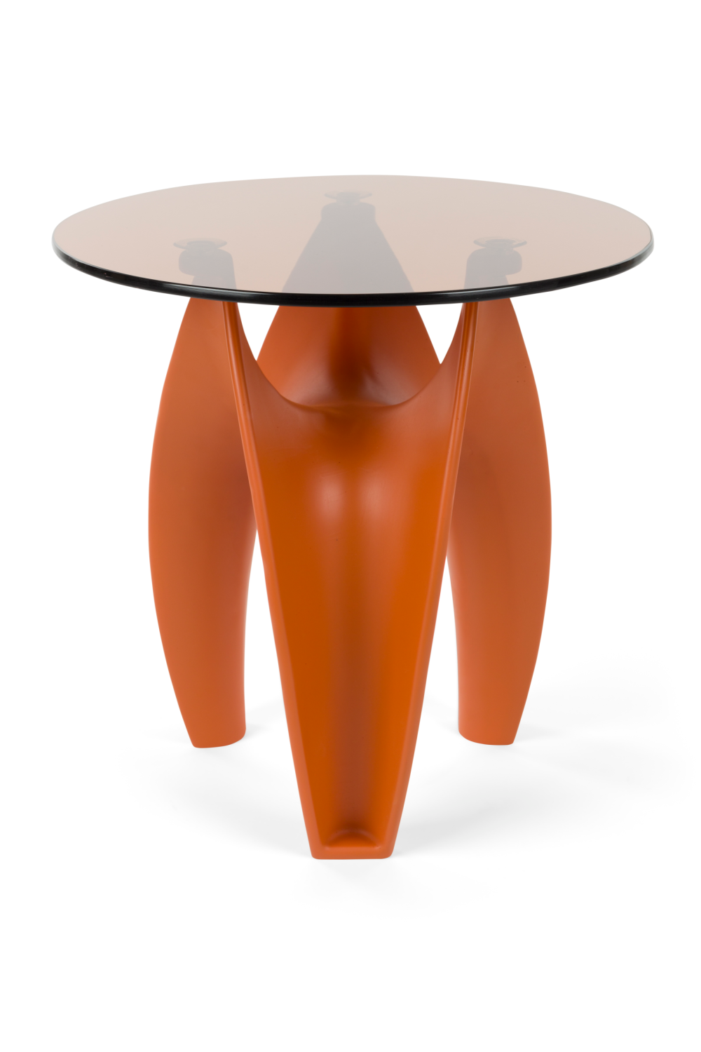 Orange Glass Side Table | Bold Monkey Hactua | OROA.com