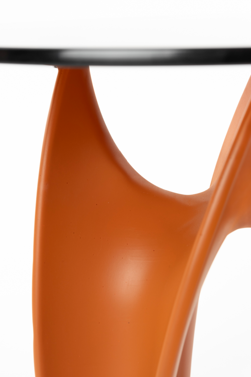 Orange Glass Side Table | Bold Monkey Hactua | OROA.com
