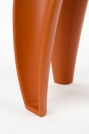 Orange Glass Side Table | Bold Monkey Hactua | OROA.com