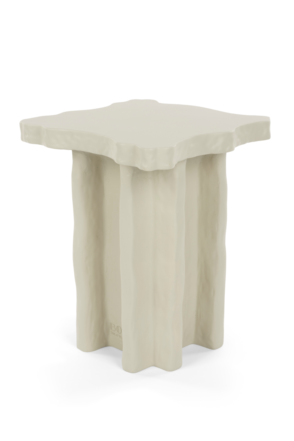 Beige Organic Side Table | Bold Monkey Born To Be Alive | OROA.com