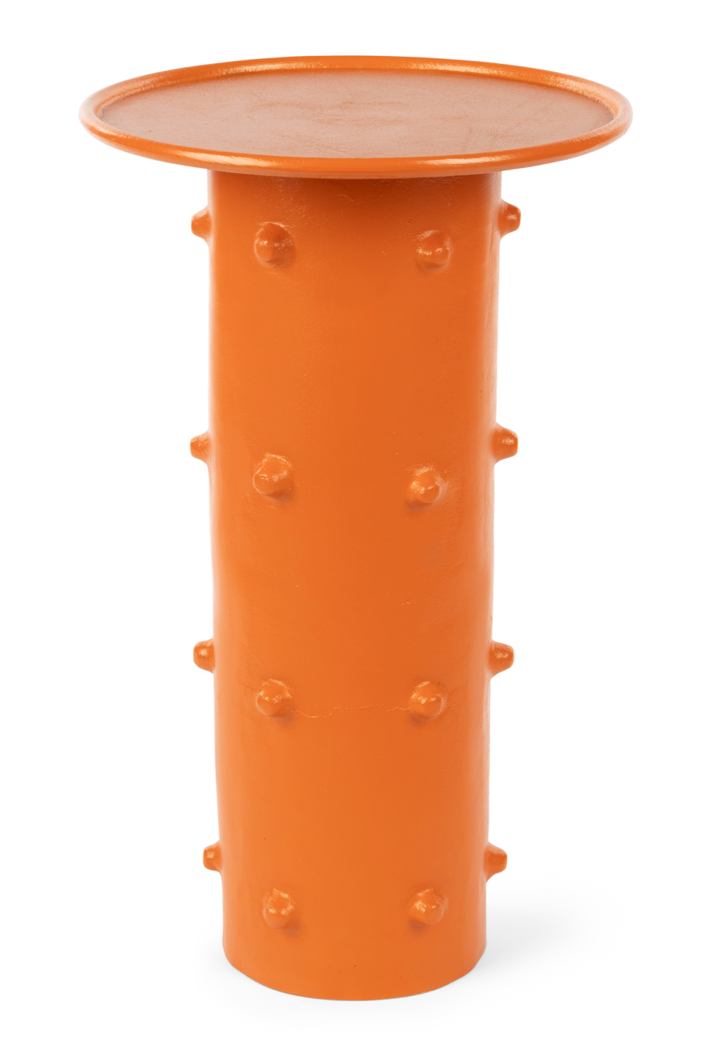 Orange Round Side Table | Bold Monkey Pinch Me | OROA.com