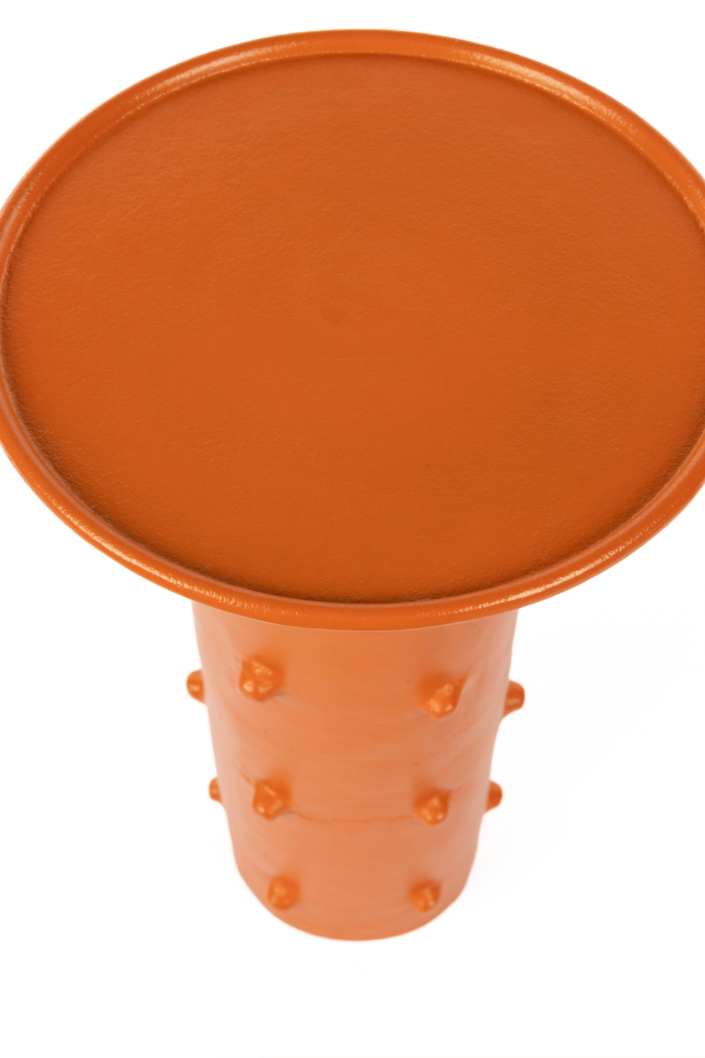 Orange Round Side Table | Bold Monkey Pinch Me | OROA.com