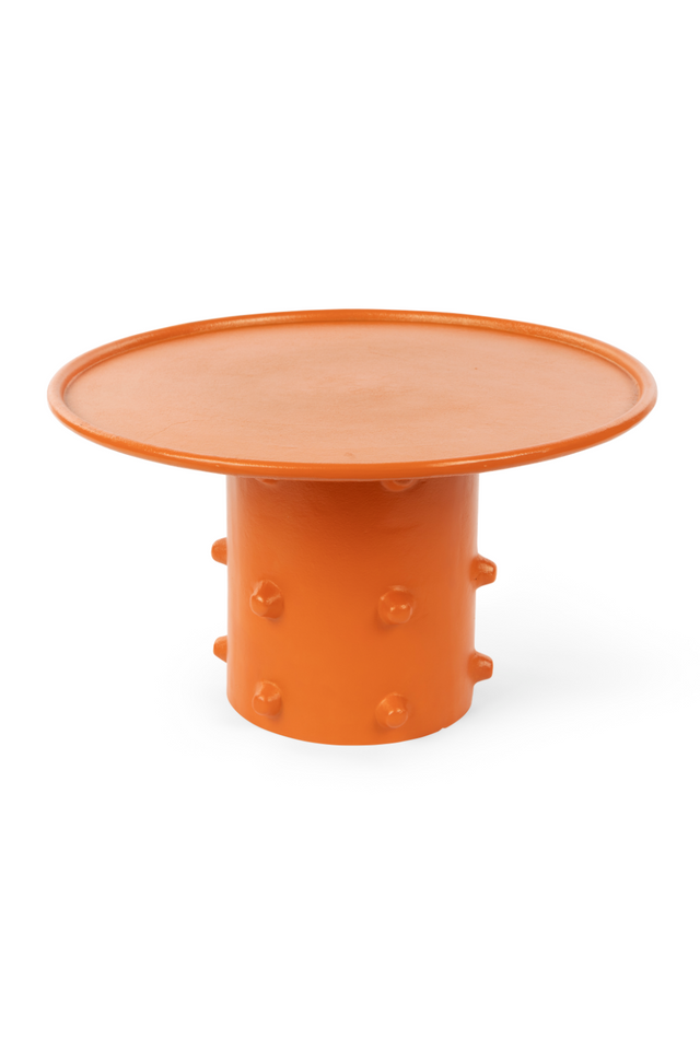 Orange Round Coffee Table | Bold Monkey Pinch Me | OROA.com